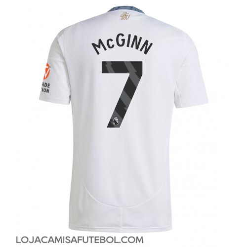 Camisa de Futebol Aston Villa John McGinn #7 Equipamento Secundário 2024-25 Manga Curta